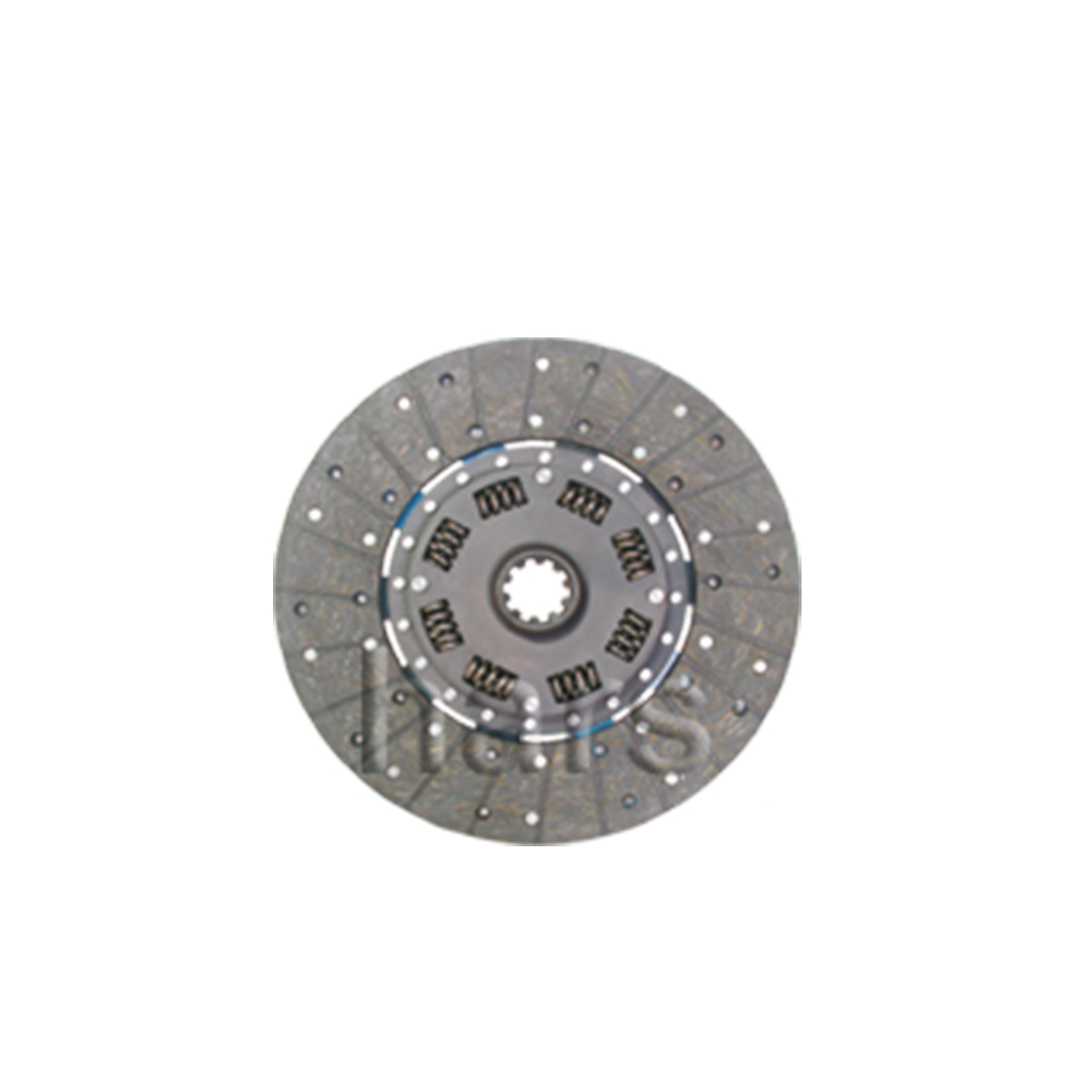 Clutch plate with torsion spring, organic pad