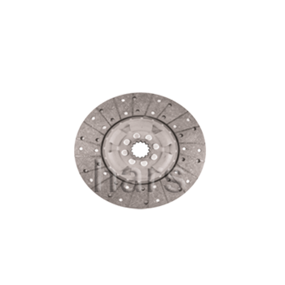 Clutch plate with Torsion spring, closed cover, organic pad