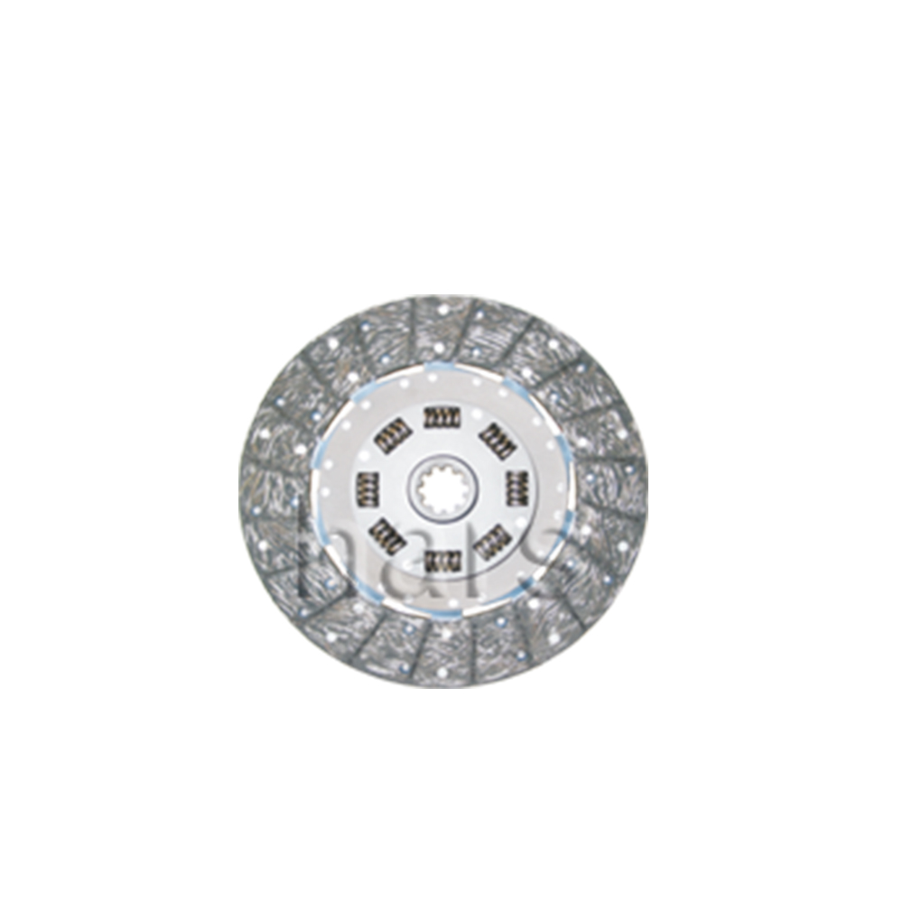 Clutch plate with torsion spring, organic pad