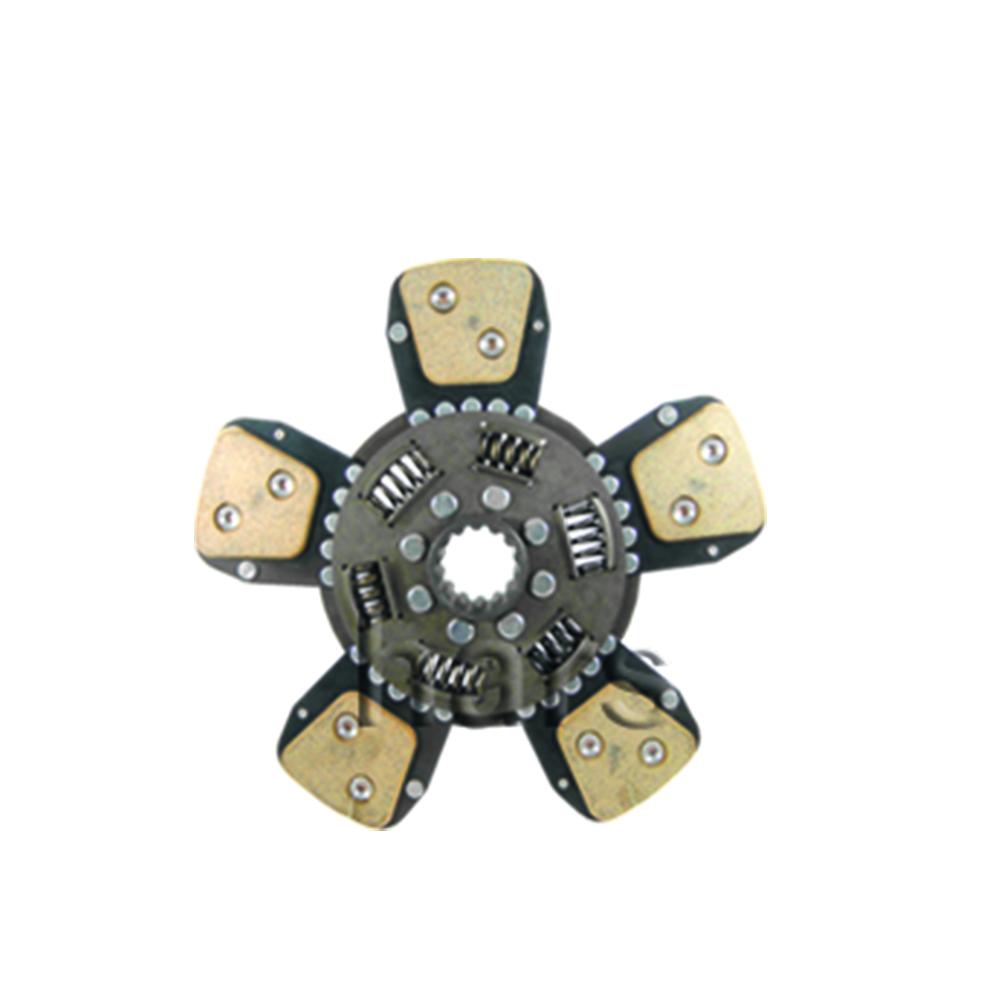 Clutch plate with torsion spring, Bronze 5 pairs of pads