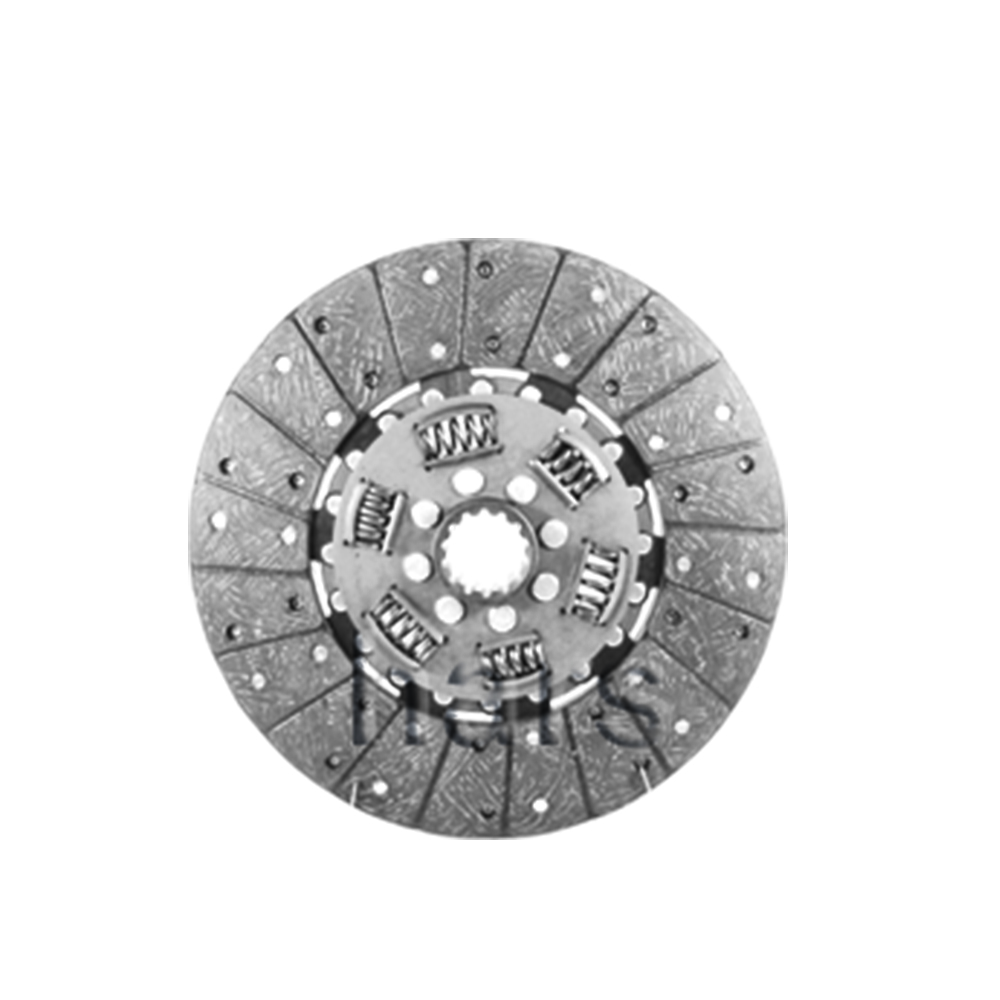 Clutch plate with torsion spring, organic pad