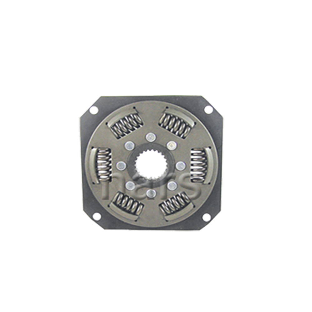 Clutch PTO plate with tansion spring