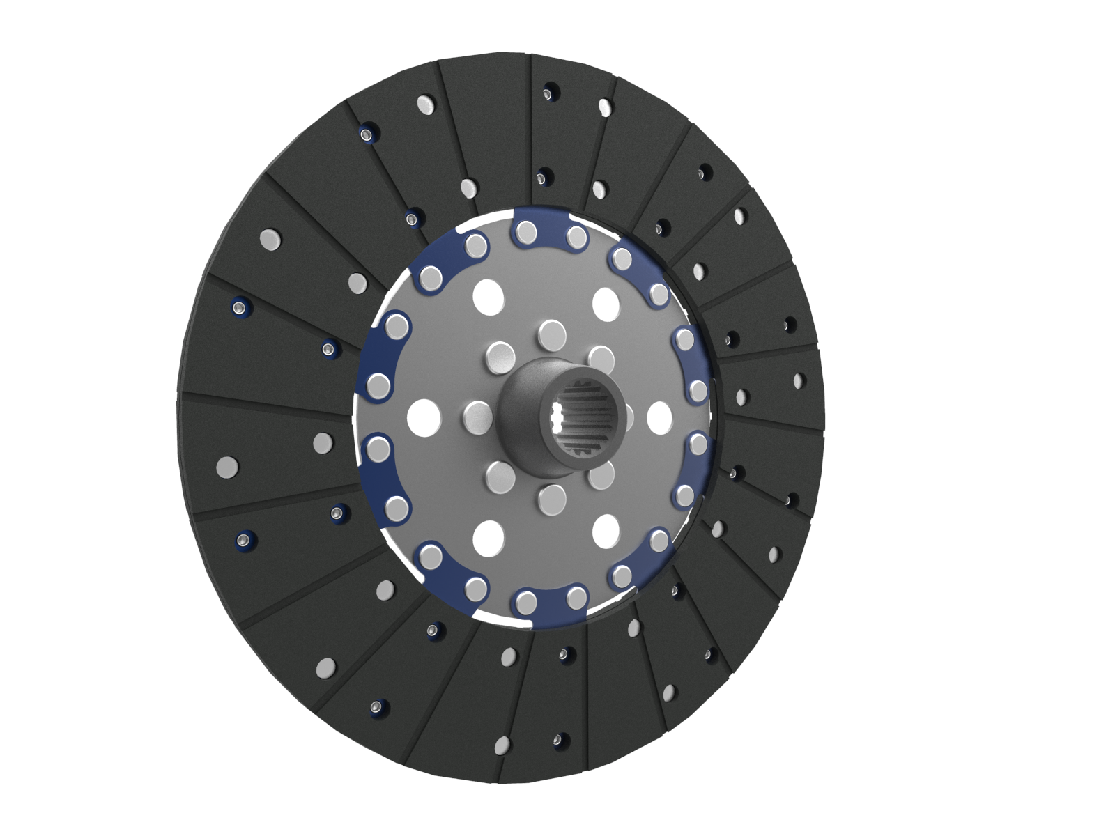 Clutch plate, Organic Pad, Rigid