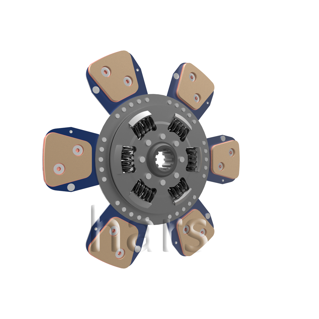 CASE IH Clutch plate with torsion spring bronze 6 pairs of pads