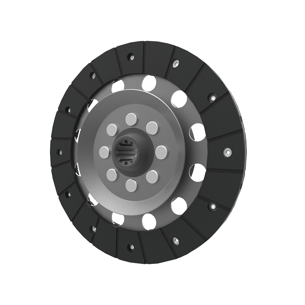 Clutch PTO plate, organic pad, rigid - 1661