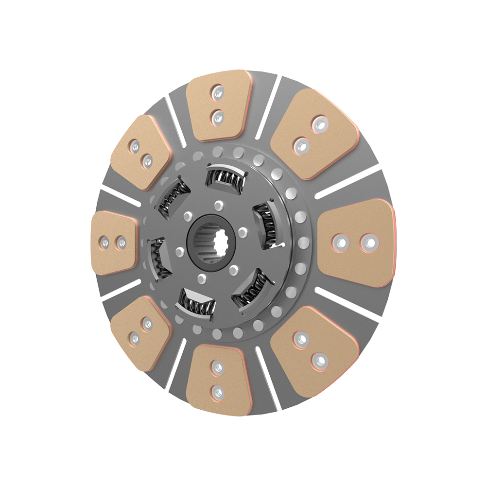 Clutch plate with torsion spring bronze 8 pairs of pads - 2112