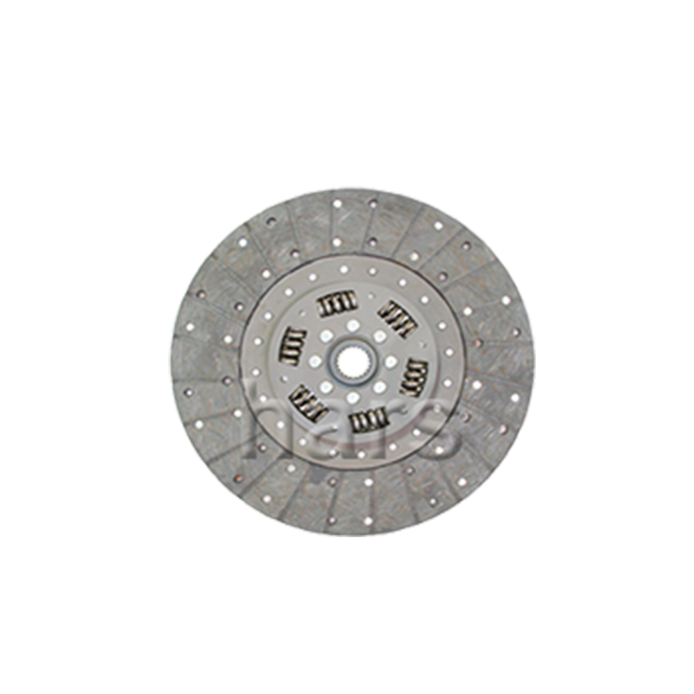 Clutch plate with tansion spring, organic pad