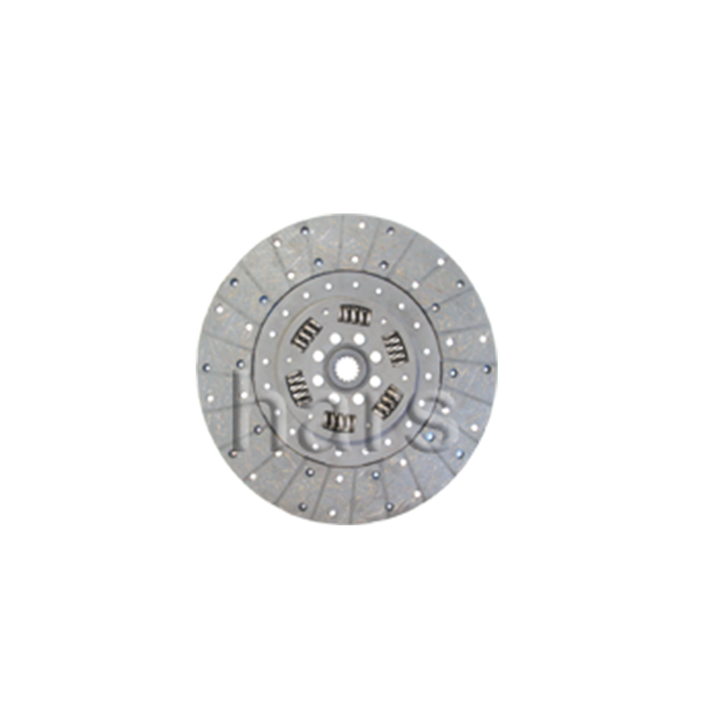 Clutch plate with torsion spring, organic pad