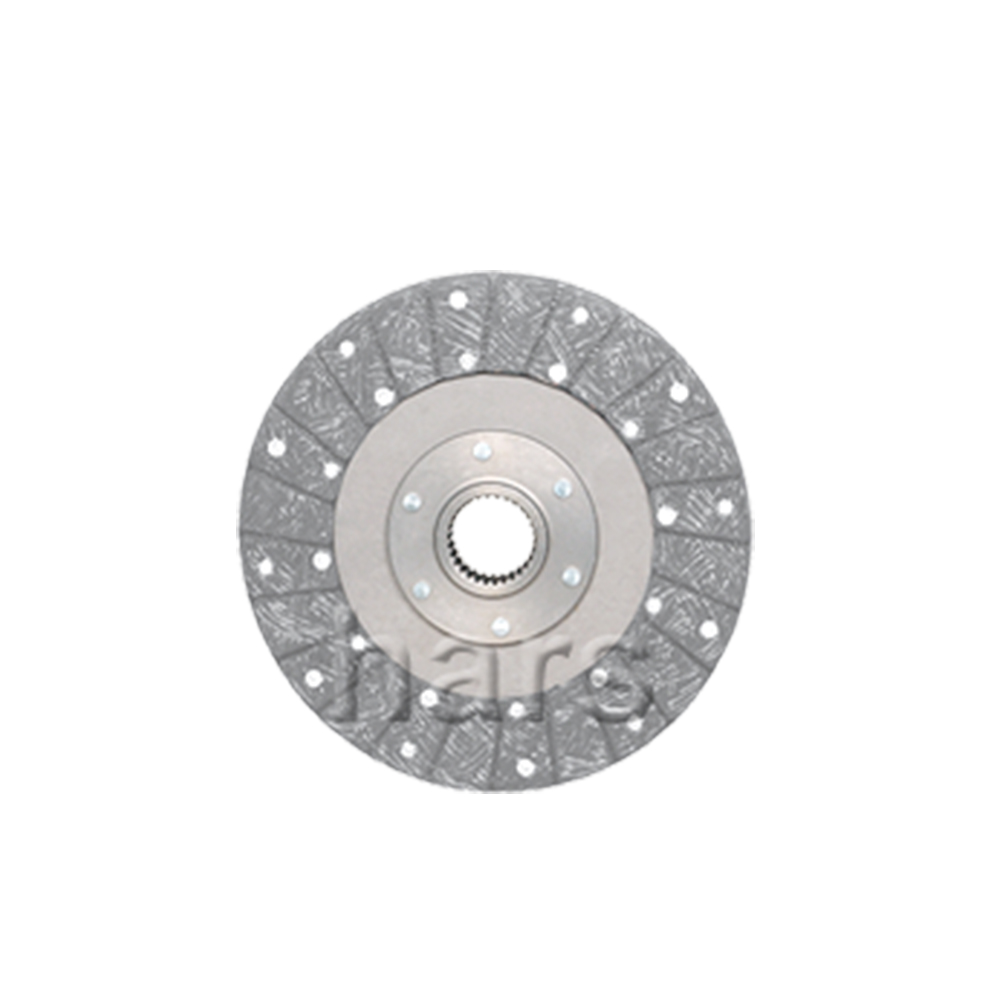 Clutch PTO plate, organic pad, rigid