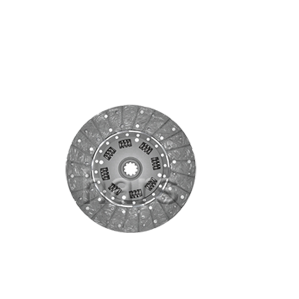 Clutch plate with torsion spring, organic pad