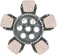 Clutch plate, Bronze 5 pairs of pads, rigid