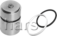 Hydraulic cylinder piston with seal & O